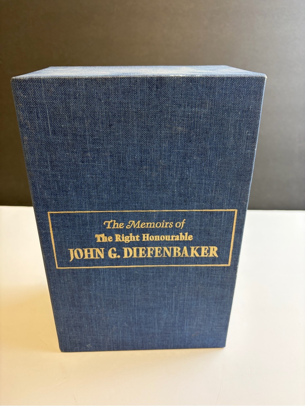 Prime Minister Canada John Diefenbaker 3 Book Memoirs Box Set